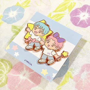 BTS VMin Twin Star Pin