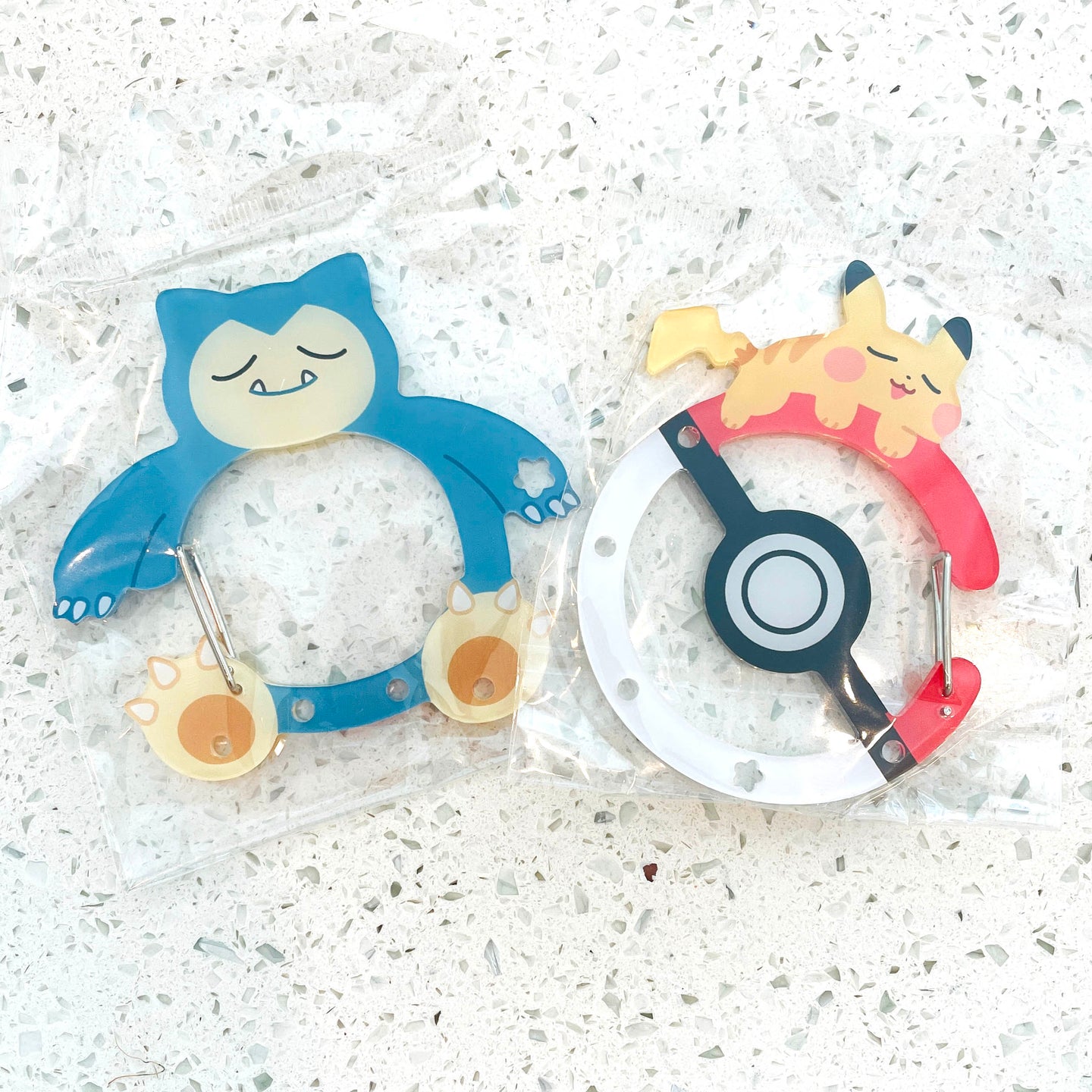 Poke Trainer Carabiner Set