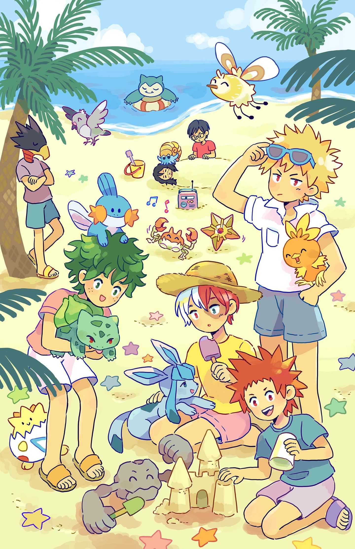 BNHA Beach Poster